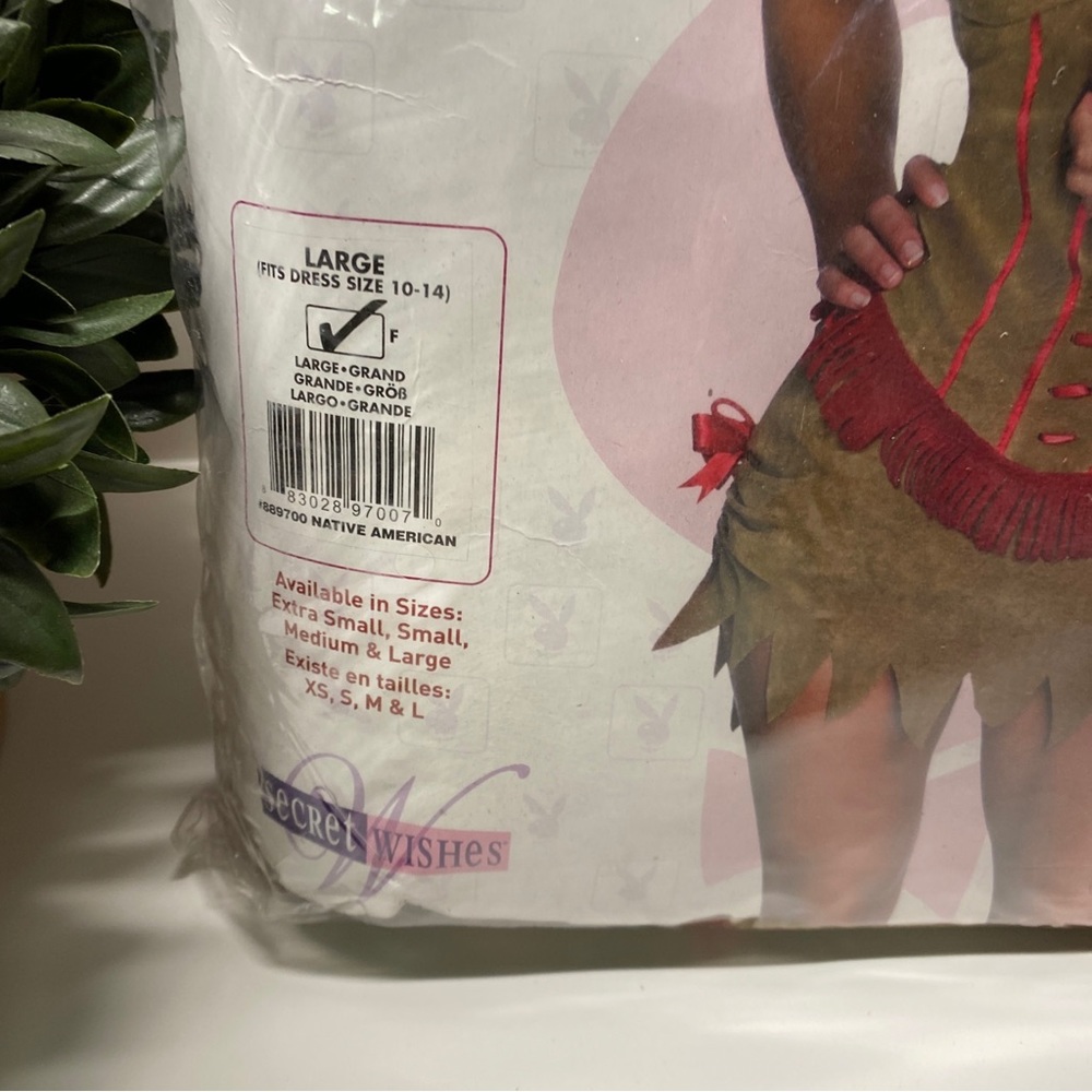 Playboy Native American Princess Costume Large - Picture 4 of 4